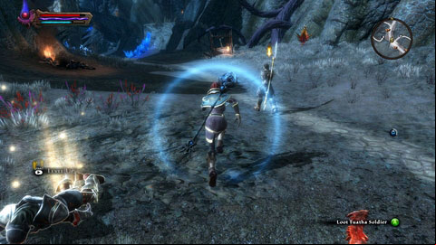 When the mage is dead, jump down and help Desiderus - Shadow | Side missions - Side missions - Kingdoms of Amalur: Reckoning Game Guide & Walkthrough