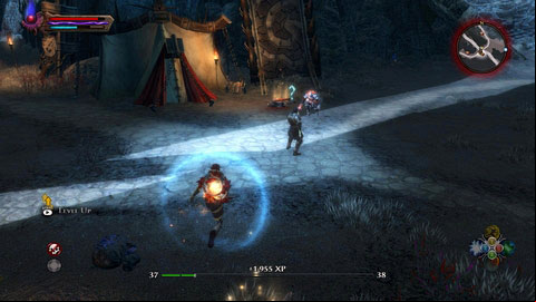 Talk to your companion and keep running forwards, until you reach Tuathas camp M13(4) - Shadow | Side missions - Side missions - Kingdoms of Amalur: Reckoning Game Guide & Walkthrough