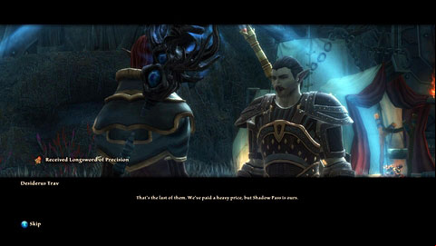 First let Desiderus fight the knight, while you take care of weaker Tuatha - Shadow | Side missions - Side missions - Kingdoms of Amalur: Reckoning Game Guide & Walkthrough
