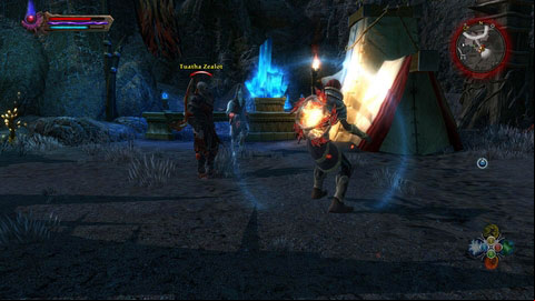 But before you do this, you have to get rid of two his helpers, Witch Knights - Twilight - p. 1 | Side missions - Side missions - Kingdoms of Amalur: Reckoning Game Guide & Walkthrough