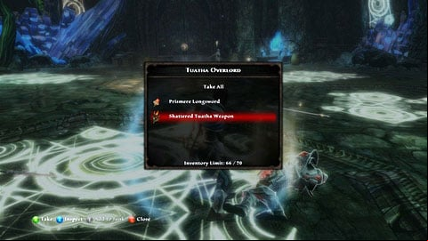 Kill indicated opponents and then take Shattered Tuatha Weapon to quest giver - Amaura | Side missions - Side missions - Kingdoms of Amalur: Reckoning Game Guide & Walkthrough