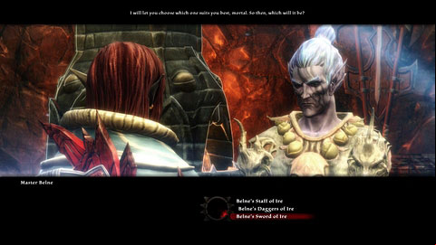 The blacksmith will be able to forge from it three types of weapon: a sword, a staff and daggers - Amaura | Side missions - Side missions - Kingdoms of Amalur: Reckoning Game Guide & Walkthrough