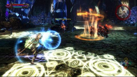 Behind the barrier youll fight Witch Knight Anira - Amaura | Side missions - Side missions - Kingdoms of Amalur: Reckoning Game Guide & Walkthrough