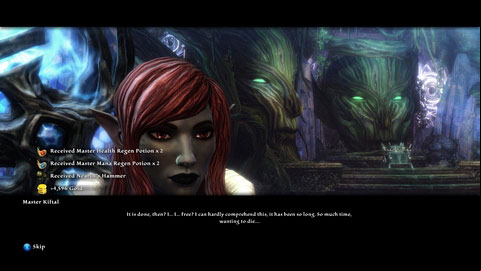 Once the opponent is dead, return to Kiftal to end the mission and collect reward - Amaura | Side missions - Side missions - Kingdoms of Amalur: Reckoning Game Guide & Walkthrough