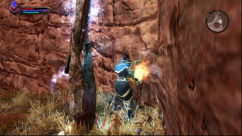 The second stone stands on the road connecting The Hollowlands and Menetyre - The Hollowlands | Detyre, Klurikon and Alabastra Lorestones - Lorestones - Kingdoms of Amalur: Reckoning Game Guide & Walkthrough