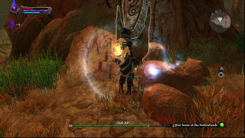 The stone is located in the southern part of the location, north-west from Duneshead Mine M3(6) - The Hollowlands | Detyre, Klurikon and Alabastra Lorestones - Lorestones - Kingdoms of Amalur: Reckoning Game Guide & Walkthrough