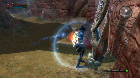 This recording stands in the canyon full of spider webs, near the age to Apotyre - Menetyre | Detyre, Klurikon and Alabastra Lorestones - Lorestones - Kingdoms of Amalur: Reckoning Game Guide & Walkthrough