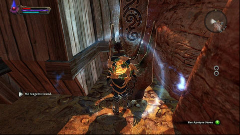 The second stone stand near the entrance to Zungar Shaft M5(3) - Apotyre | Detyre, Klurikon and Alabastra Lorestones - Lorestones - Kingdoms of Amalur: Reckoning Game Guide & Walkthrough