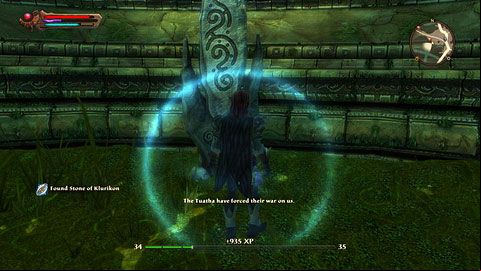 Youll find this stone in Bolgan Camp in the northern part of Caeled Coast - Klurikon | Detyre, Klurikon and Alabastra Lorestones - Lorestones - Kingdoms of Amalur: Reckoning Game Guide & Walkthrough
