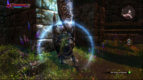 The stone is located near the entrance to House of Pride, next to the road connecting Klurikon and Alabastra - Winter - p. 1 | Detyre, Klurikon and Alabastra Lorestones - Lorestones - Kingdoms of Amalur: Reckoning Game Guide & Walkthrough