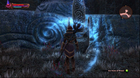 Youll find this stone near the road connecting Shadow and Twilight - Winter - p. 2 | Detyre, Klurikon and Alabastra Lorestones - Lorestones - Kingdoms of Amalur: Reckoning Game Guide & Walkthrough
