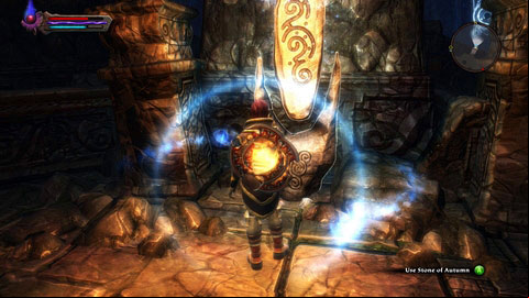 Youll find this stone in undergrounds of Foes Hearth, near the age to Shattertier Mine - Fall | Detyre, Klurikon and Alabastra Lorestones - Lorestones - Kingdoms of Amalur: Reckoning Game Guide & Walkthrough