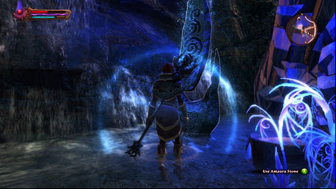 Youll find this recording next to the waterfall in the south-western corner of the location - Amaura | Detyre, Klurikon and Alabastra Lorestones - Lorestones - Kingdoms of Amalur: Reckoning Game Guide & Walkthrough