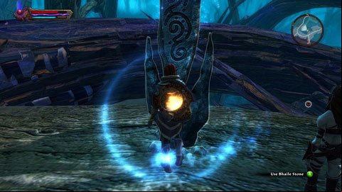 The second stone can be found a bit further to the south - Bhaile | Detyre, Klurikon and Alabastra Lorestones - Lorestones - Kingdoms of Amalur: Reckoning Game Guide & Walkthrough