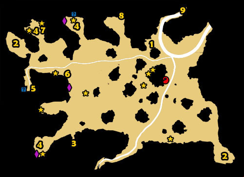 1 - Alfar Camp - M10 - Drowned Forest | Maps - Maps - Kingdoms of Amalur: Reckoning Game Guide & Walkthrough