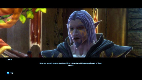 After a short chat, you will be able to return to Derfel for another mission - Kandrian I - p.1 | Side missions - Side missions - Kingdoms of Amalur: Reckoning Game Guide & Walkthrough