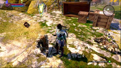 Corporal Ivar, standing beside Tams Wagon M3(3), will ask you to kill a bandit named Connovar - Kandrian I - p.2 | Side missions - Side missions - Kingdoms of Amalur: Reckoning Game Guide & Walkthrough