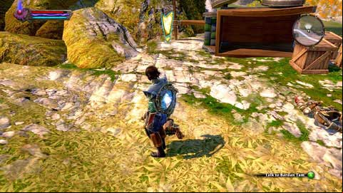 Bardan Tam, lying beside Tams Wagon M3(3), will give you a mission of retrieving his kidnapped daughter from the bandits hands - Kandrian I - p.2 | Side missions - Side missions - Kingdoms of Amalur: Reckoning Game Guide & Walkthrough