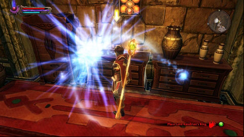 You can do it silently, by sneaking between the guards, or just kill everyone on your path - Kandrian II | Side missions - Side missions - Kingdoms of Amalur: Reckoning Game Guide & Walkthrough
