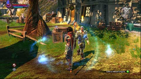 After completing the mission, leave the tunnels through the exit leading to Tywili Coast and head to Tirins Rest to collect your prize from Anelas father M7(1) - Kandrian II | Side missions - Side missions - Kingdoms of Amalur: Reckoning Game Guide & Walkthrough
