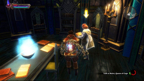 The last artifact you need to steal can be found at the Temple of Lyria in Rathir M6(19) - Tywili Coast - p.1 | Side missions - Side missions - Kingdoms of Amalur: Reckoning Game Guide & Walkthrough