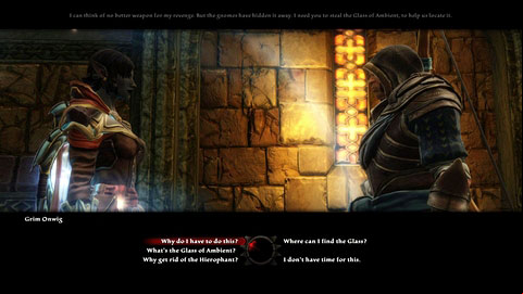 When the man is free, meet with Onwig again and accept another mission - Tywili Coast - p.2 | Side missions - Side missions - Kingdoms of Amalur: Reckoning Game Guide & Walkthrough