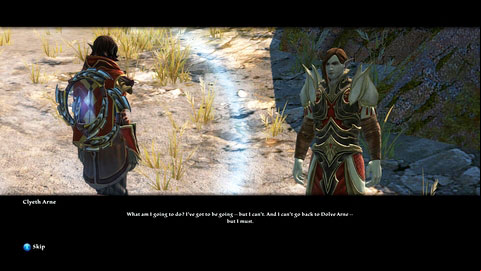 In the northern part of Tywili Coast, Clyeth Arne M5(9) is looking for someone who can help him in obtaining two items: a staff and talisman - Tywili Coast - p.3 | Side missions - Side missions - Kingdoms of Amalur: Reckoning Game Guide & Walkthrough