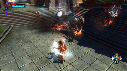 Quickly kill the bandit and his subordinates and return to the Lower Tunnels to find Selni and her companions being attacked by soldiers - Rathir - p.1 | Side missions - Side missions - Kingdoms of Amalur: Reckoning Game Guide & Walkthrough