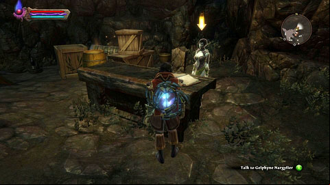 There you will find a woman named Gelphyne, who will happily sell you the poison for a certain price - Rathir - p.1 | Side missions - Side missions - Kingdoms of Amalur: Reckoning Game Guide & Walkthrough