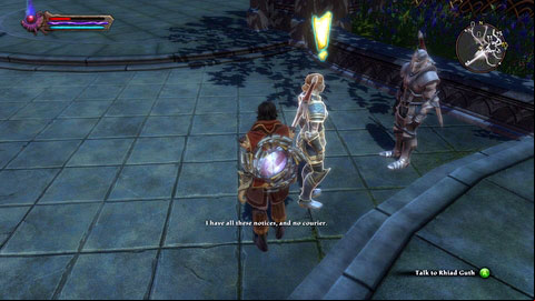 Rhiad Guth from Rathir will ask you to gain the signatures of four citizens - Rathir - p.2 | Side missions - Side missions - Kingdoms of Amalur: Reckoning Game Guide & Walkthrough