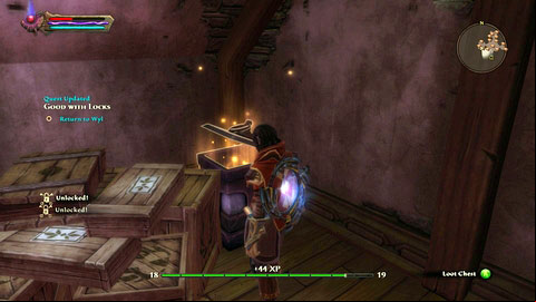 The room is full of locked chests - Rathir - p.2 | Side missions - Side missions - Kingdoms of Amalur: Reckoning Game Guide & Walkthrough