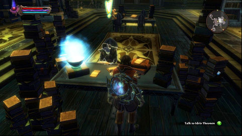 Inside the library of Scholia Arcana M6(20) you should speak to Idris Theon - Rathir - p.4 | Side missions - Side missions - Kingdoms of Amalur: Reckoning Game Guide & Walkthrough