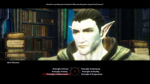 In order to gain more gold, you have to answer his question properly - Rathir - p.4 | Side missions - Side missions - Kingdoms of Amalur: Reckoning Game Guide & Walkthrough