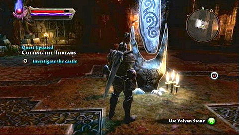 Right in the first chamber - Kingdoms of Amalur Reckoning: Yolvan, Dalentarth - Lorestones - Lorestones - Kingdoms of Amalur: Reckoning Game Guide & Walkthrough