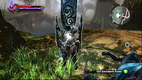 At the eastern shore of the lake - Kingdoms of Amalur Reckoning: Etinmere, Dalentarth - Lorestones - Lorestones - Kingdoms of Amalur: Reckoning Game Guide & Walkthrough