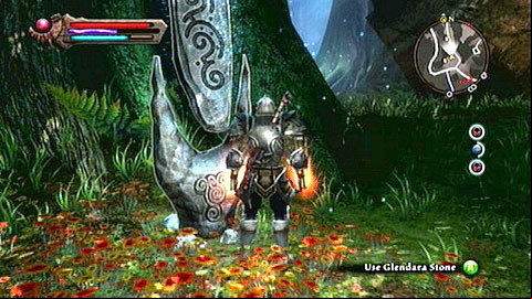 The stone can be found behind a big tree, nearby the path leading to Odarath - Kingdoms of Amalur Reckoning: Glendara, Dalentarth - Lorestones - Lorestones - Kingdoms of Amalur: Reckoning Game Guide & Walkthrough