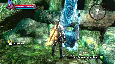 Beside a thorn wall blocking access to the northern part of Odarath II - Kingdoms of Amalur Reckoning: Summers End, Dalentarth - Lorestones - Lorestones - Kingdoms of Amalur: Reckoning Game Guide & Walkthrough