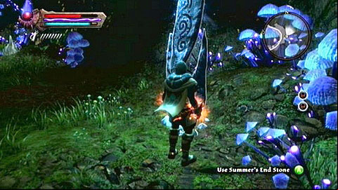 At the eastern edge of the location - Kingdoms of Amalur Reckoning: Summers End, Dalentarth - Lorestones - Lorestones - Kingdoms of Amalur: Reckoning Game Guide & Walkthrough