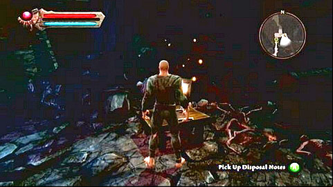 After the initial cutscene ends, head towards the point marked on the map - Kingdoms of Amalur Reckoning: Well of Souls - Walkthrough - Walkthrough - Kingdoms of Amalur: Reckoning Game Guide & Walkthrough