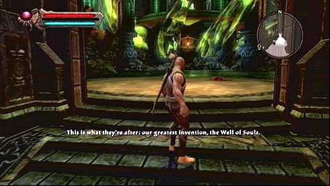 Once youre done searching, run up the nearby stairs and go through the door which will automatically open - Kingdoms of Amalur Reckoning: Well of Souls - Walkthrough - Walkthrough - Kingdoms of Amalur: Reckoning Game Guide & Walkthrough