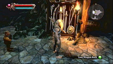 There you will come across yet another gate which you have to open by pulling the lever in front of them - Kingdoms of Amalur Reckoning: Well of Souls - Walkthrough - Walkthrough - Kingdoms of Amalur: Reckoning Game Guide & Walkthrough