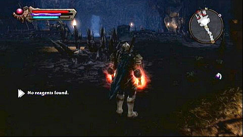 By choosing to attack from the front, you will have to be ready for more fights - Kingdoms of Amalur Reckoning: The Hunters Hunted - Walkthrough - Walkthrough - Kingdoms of Amalur: Reckoning Game Guide & Walkthrough