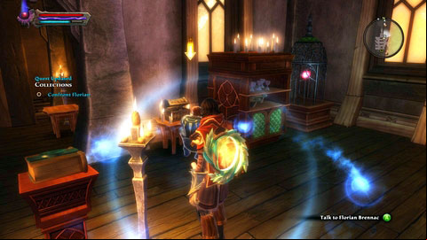 After doing that, wait inside until midnight and a thief will appear - Galafor/Acatha - p.1 | Side missions - Side missions - Kingdoms of Amalur: Reckoning Game Guide & Walkthrough