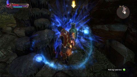 The last item can be found at the very end of the tunnel and its a jade urn - Forsaken Plain I - p.2 | Side missions - Side missions - Kingdoms of Amalur: Reckoning Game Guide & Walkthrough