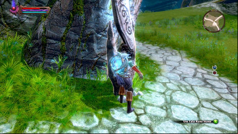 The stone has been placed on the intersection, nearby the age to Kandrian - Tala-Rane | Plains of Erathell Lorestones - Lorestones - Kingdoms of Amalur: Reckoning Game Guide & Walkthrough