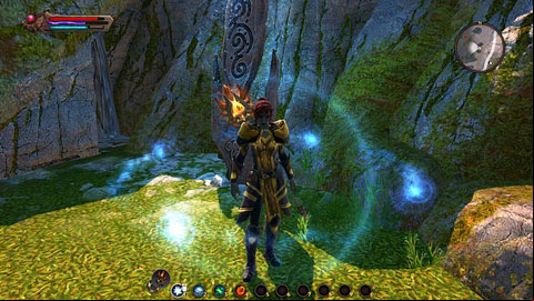 East of Dolve Wayle, beside a rock wall - Tala-Rane | Plains of Erathell Lorestones - Lorestones - Kingdoms of Amalur: Reckoning Game Guide & Walkthrough