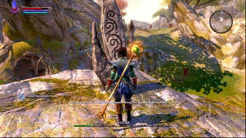 Hidden on a rock in the southern part of the location - Kandrian | Plains of Erathell Lorestones - Lorestones - Kingdoms of Amalur: Reckoning Game Guide & Walkthrough