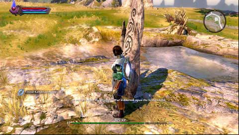 Can be found south-east of Mel Aglir, beside the river shore - Kandrian | Plains of Erathell Lorestones - Lorestones - Kingdoms of Amalur: Reckoning Game Guide & Walkthrough