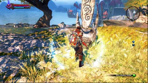 Beside the river, in the northern part of the location - Tywili Coast / Galafor | Plains of Erathell Lorestones - Lorestones - Kingdoms of Amalur: Reckoning Game Guide & Walkthrough