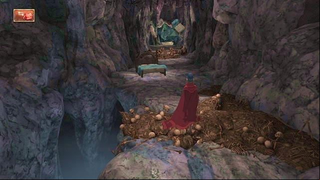 Just to not wake him up... - The dragons lair - The Magic Mirror - Kings Quest - Game Guide and Walkthrough